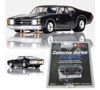 AFX 22087 Mega-G+ 1972 Chevelle SS454 Black HO Slot Car