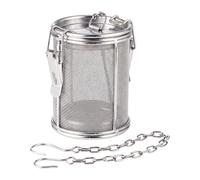 AFXGUSD Colino Da Tè a Rete con Catenella, Portatile, Riutilizzabile, Multiuso, Ideale Anche per Spezie E Condimenti in Cucina, Diametro 8 Cm