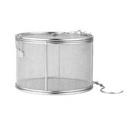 AFXGUSD Colino Da Tè a Rete con Catenella, Portatile, Riutilizzabile, Multiuso, Ideale Anche per Spezie E Condimenti in Cucina, Diametro 16 Cm