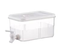 AFXGUSD Distributore di Bevande in Plastica per Frigorifero, Distributore di Bevande Ghiacciate con Rubinetto, Distributore di Acqua Potabile, Bollitore Fredd, 5L