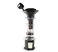 AFXGUSD Maker Manual Macchina da Caffè con Camera Trasparente Base Quadrata Struttura Verticale Compatta Plastica Resistente Adatta per Preparazione Domestica E Piano Cucina, Trasparente
