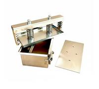 AFXGUSD Meat Pressa Stampo Carne Utensile Cottura Molla Rinforzata Compressione Uniforme Facile Lavaggio Adatto E Appassionati di Cucina, 1KG, Apertura Laterale