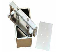 AFXGUSD Meat Pressa Stampo Carne Utensile Cottura Molla Rinforzata Compressione Uniforme Facile Lavaggio Adatto E Appassionati di Cucina, 2KG, Fondo Rimovibile