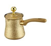 AFXGUSD Set Regalo Professionale con Macchina per Il Caffè E Teiera in Acciaio Inossidabile, Pentolino per Sciogliere, Scaldalatte per, 550 ml, 9 cm x 11,3 cm