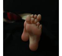 AFYH Mannequin Piede, Silicone Piedi Modello Modella Bellissimi Piedi Vere Donne 1: 1 realizzano Piedi di Bellezza 36A, Copia realistica del Piede visivo e tattile