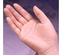 AFYH Mano Modello 1 Coppia Morbido Silicone Lifesize Femminile Silicone a Mano Le Dita Possono Essere piegate con Una Texture Estremamente Chiara e Una Mano realistica,B Right Hand