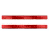 AG Design a della CZ 069 di riflettore rettangolo, 3D, Misura 30 x 2.5 cm, Confezione da Pezzi, Rosso