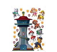 AG Design Paw Patrol, Grande Stazione, Adesivi Decorativi per pareti, mobili e Interni della Camera dei Bambini, 65 x 85 cm, Dk 2322, Senza ftalati, Multicolore, 65 cm x 85 cm