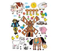 AG Design Adesivo da Parete, Multicolore