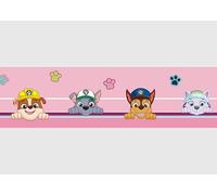 AG Design AWBD 8006 - Bordo autoadesivo per cameretta dei bambini, impermeabile, motivo Paw Patrol Sei felice, pellicola multicolore, larghezza 500 cm x altezza 13,8 cm