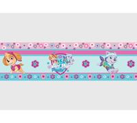 AG Design AWBD 8007 - Bordo autoadesivo per cameretta dei bambini, impermeabile, motivo Paw Patrol, pellicola multicolore, larghezza 500 cm x altezza 13,8 cm