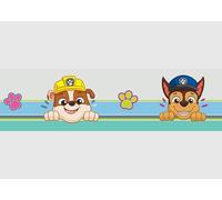 AG Design AWBD 8013 - Bordo autoadesivo per cameretta dei bambini, impermeabile, motivo Paw Patrol, pellicola multicolore, larghezza 500 cm x altezza 13,8 cm