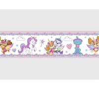 AG Design AWBD 8032 - Bordo autoadesivo per cameretta dei bambini, impermeabile, motivo unicorno, pellicola multicolore, larghezza 500 cm x altezza 13,8 cm