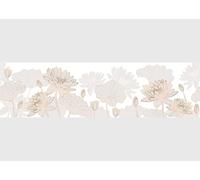 AG Design Bordura Autoadesiva Fiori, AWB 8438 | Decorazione Impermeabile per Pareti, Mobili, Carte da Parati, Rivestimenti Murali e Porte, Pellicola, Multicolore | Larghezza 500 cm x Altezza 13,8 cm