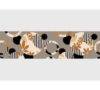 AG Design Bordura Autoadesiva Fiori Minimalisti, AWB 8272 | Decorazione Impermeabile per Pareti, Mobili, Carte da Parati, Rivestimenti Murali, Pellicola, | Larghezza 500 cm x Altezza 13,8 cm