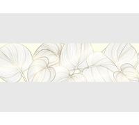 AG Design Bordura Autoadesiva Foglie Dorate, AWB 8296 | Decorazione Impermeabile per Pareti, Mobili, Carte da Parati, Rivestimenti Murali e Porte, Pellicola | Larghezza 500 cm x Altezza 13,8 cm