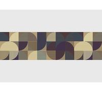 AG Design Bordura Autoadesiva Geometrica, AWB 8434 | Decorazione Impermeabile per Pareti, Mobili, Carte da Parati, Rivestimenti Murali e Porte, Pellicola | Larghezza 500 cm x Altezza 13,8 cm