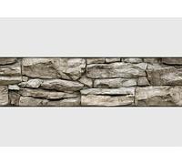 AG Design Bordura Autoadesiva Muratura in Pietra, AWB 8474 | Decorazione Impermeabile per Pareti, Mobili, Carte da Parati, Rivestimenti Murali, Pellicola | Larghezza 500 x Altezza 13,8 cm