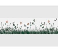 AG Design Bordura Autoadesiva Silhouette d’erba, AWB 8422 | Decorazione Impermeabile per Pareti, Mobili, Carte da Parati, Rivestimenti Murali e Porte, Pellicola | Larghezza 500 cm x Altezza 13,8 cm