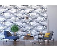 AG DESIGN Carta da Parati, Giant Wall Poster Carta, Blu, Nero, Multicolore, 389 x 254 cm/141, 7 x 100 - 4 Parti