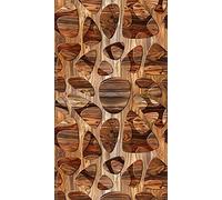 AG Design fcsl 7564 astrazione, Tenda/Tenda, 1 Parte, plastica, Multicolore, 140 x 245 cm