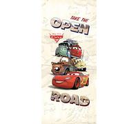 AG Design ftdnv5476 Cars Disney, Carta da Parati Fotografica cameretta, 1 Parte, Multicolor, 90 x 202 cm