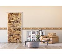 AG Design FTV 1540 beschriftung, Carta Carta da Parati Fotografica - 90 x 202 cm - 1 Parte, Carta, Multicolore, 0,1 x 90 x 202 cm