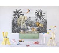 AG Design Jungle AFTDXL 1998 - Carta da parati fotografica per cameretta dei bambini, 252 x 182 cm