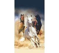 AG Design fcsl 7576 Cavalli, Tende/Tenda, 140 x 245 cm (1 Parti: 140 x 245 cm), Tessuto, colorato, 140 x 245 cm