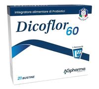 AG Pharma - Integratore di probiotici - DICOFLOR 60 - Senza glutine - 21 bustine