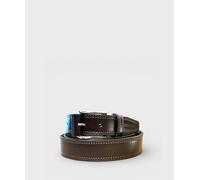 AG Spalding & Bros cintura Bull doppia cucitura, testa di moro 224181.U254