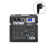 Ag-Td4 Console di miscelazione 4/6 canali 99 effetti 7 banda EQ USB Play and Registra Bluetooth DJ Party School Sound Mixer Per lo studio di registrazione DJ
