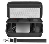 Againmore Custodia compatibile con Ale 2024 Mac mii M4M4 Pro Chi Dekto Computer, organizer elettronico rigido per tastiera, mouse magico, caricabatterie e accessori Oly Box - Nero