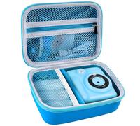 Againmore Custodia per fotocamera per bambini, compatibile con i bambini verdi, per Uleway/per Gofunly/per fotocamera digitale NUOTUN. Custodia per fotocamera istantanea (solo borsa) (blu)