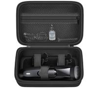 Againmore SHPAVVER - Custodia rigida da viaggio per rasoio elettrico da uomo, portatile, con manico e tasca in rete per olio lubrificante, spazzola per pulizia e accessori USB (solo scatola), colore