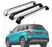 AGALUS Barre Portatutto per Suzuki Vitara 2015-2022, Trasversali Tetto Alluminio Portapacchi con Serratura Carico Massimo 300 kg,Silver-1-Pair