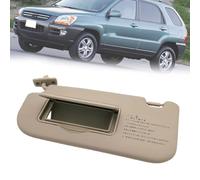 AGALUS Visiera Parasole Interna per Kia Sportage 2005-2010, Anteriore Parabrezza Auto Sinistra Destra Lato Guida Passeggero con Specchio, Beige Grigio 8520103000,Beige-Left
