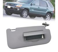 Visiera Parasole Interna per Kia Sportage 2005-2010, Anteriore Parabrezza Auto Sinistra Destra Lato Guida Passeggero con Specchio, Beige Grigio 8520103000, Grey- Right