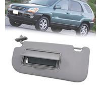 AGALUS Visiera Parasole Interna per Kia Sportage 2005-2010, Anteriore Parabrezza Auto Sinistra Destra Lato Guida Passeggero con Specchio, Beige Grigio 8520103000, Grey-Left