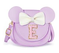 Aganmi Carino Del Bambino Della Borsa A Tracolla Per Le Ragazze 2 3 4 5 6 7 8 Anni Ragazza Regalo di Compleanno Bambine Borsa Bambini Portafoglio, Viola, 7.1*6.7*3.1in (18*17*8cm), E