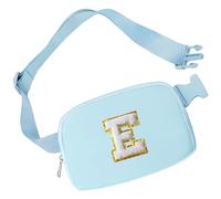 Aganmi Marsupio iniziale per ragazze borse a tracolla piccola borsa da cintura per le donne Marsupio alla moda con cinturino regolabile Tracolla personalizzata ovunque Borsa sul petto Accessori da