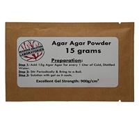 Agar Agar Powder - 15 grammes, Excellent Gel Strength 900g/cm2
