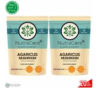 Agaricus Fungo Estratto Pillole 4500mg-40% Polysaccharides-Support Immunità