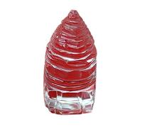 Agarwal Rudraksha Natural Sphatik/Crystal Shree Yantra per Pooja/Laxmi Shree Yantra/20-25 grammi/gratis 4 Mukhi Rudraksha-B0B5D7ZYMRNAMZ