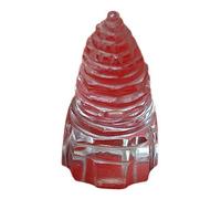 Agarwal Rudraksha Natural Sphatik/Crystal Shree Yantra per Pooja/Laxmi Shree Yantra/25-30 grammi/gratis 4 Mukhi Rudraksha-B0B5D7LYMRNAMZ, Small, Gemma