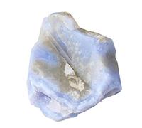 Agata Blu Rough - Cristalli Di Minerale Minerale Naturale | Rocce Di Riempitivo Di Vaso Decorativo, Pietre Di Agata In Pizzo Blu Grezzo Per Energia Curativa, Decorazioni Per La Casa, Artigianato, Ogge