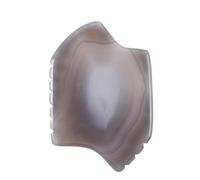 Agata grigia Gua Sha Board Natural Jade Raschiatura Massaggio Strumento Guazzo Raschietto Lifting Facciale Riduce Le Rughe Cura Della Pelle