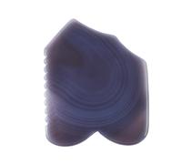 Agata grigia Gua Sha Board Natural Jade Raschiatura Massaggio Strumento Guazzo Raschietto Lifting Facciale Riduce Le Rughe Cura Della Pelle