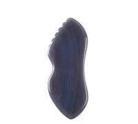Agata grigia Gua Sha Board Natural Jade Raschiatura Massaggio Strumento Guazzo Raschietto Lifting Facciale Riduce Le Rughe Cura Della Pelle