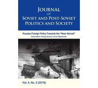 Agata Kleczkows Journal of Soviet and Post-Soviet Politics and Socie (Tascabile)